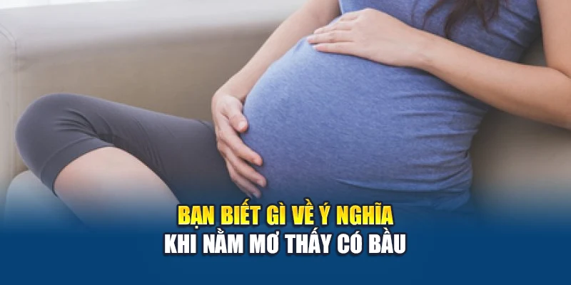 Mơ Thấy Có Bầu: Ý Nghĩa Tâm Linh Và Các Con Số Vượng Phát 1 Bạn biết gì về ý nghĩa khi nằm mơ thấy có bầu