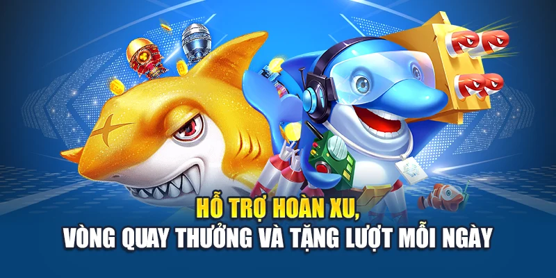 Bắn Cá Thần Rồng Kubet – Cơ Hội Săn Rồng Nổ Thưởng Triệu Xu 3 Hỗ trợ hoàn xu, vòng quay thưởng và tặng lượt mỗi ngày